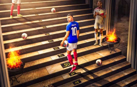 一号- 姆巴佩欧洲杯个人首球 